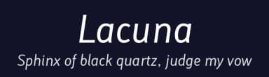 Lacuna by Glashaus Design — Sans Serif Font — thumbnail 2