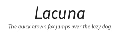 Lacuna by Glashaus Design — Sans Serif Font — thumbnail 1