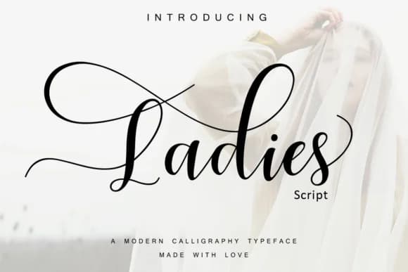 Ladies Font by Moly Mol — Script Handwritten Font — preview 1