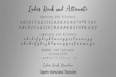 Ladies Rock Duo Font by Firtana — Script Handwritten Font — thumbnail 6