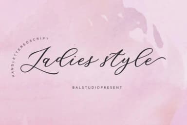 Ladies Style Font by Bal Studio — Script Handwritten Font — thumbnail 3