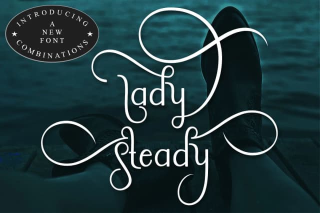 Lady Steady Font by Vegas Type — Script Handwritten Font