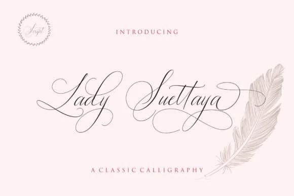 Lady Suettaya Font by Sulthan Studio — Script Handwritten Font