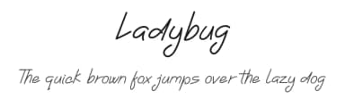 Ladybug by AminMario — Script Handwritten Font — thumbnail 1