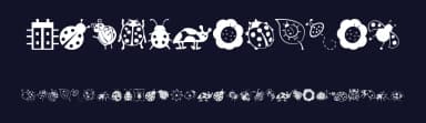 Ladybug Dings by Lady Bug — Dingbats Font — thumbnail 2