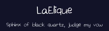 LaElique by Cindyyo — Script Handwritten Font — thumbnail 2