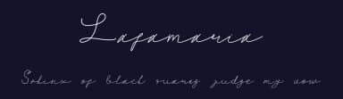 Lafamaria by Hishand Studio — Script Handwritten Font — thumbnail 2