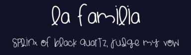 La Familia by Des Gomez — Script Handwritten Font — thumbnail 2