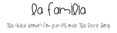 La Familia by Des Gomez — Script Handwritten Font — thumbnail 1