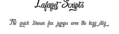 Lafayet Scripts by Vmf font — Script Handwritten Font — thumbnail 1