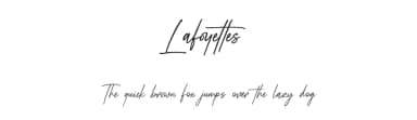Lafoyettes by Maulana Creative — Script Handwritten Font — thumbnail 1