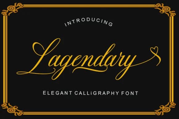 Lagendary Font by Viewtype — Script Handwritten Font