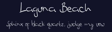 Laguna Beach by Graph Arts — Script Handwritten Font — thumbnail 2