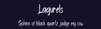 Lagurels by Skiiller Studio — Script Handwritten Font — thumbnail 2