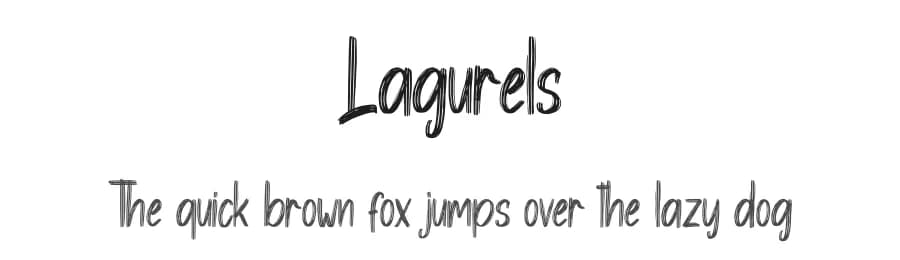 Lagurels by Skiiller Studio — Script Handwritten Font
