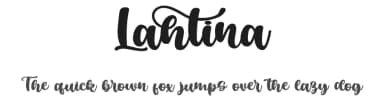 Lahtina by Eknoji Studio — Script Handwritten Font — thumbnail 1