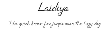 Laidiya by Reguler Studio — Script Handwritten Font — thumbnail 1