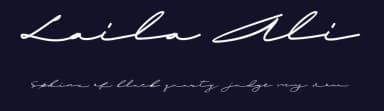 Laila Ali by Sigit Nur Wicaksono — Script Handwritten Font — thumbnail 2