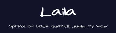 Laila by Sapphire Starr — Script Handwritten Font — thumbnail 2