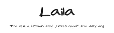 Laila by Sapphire Starr — Script Handwritten Font — thumbnail 1