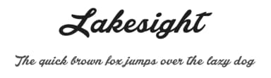 Lakesight by Måns Grebäck — Script Handwritten Font — thumbnail 1