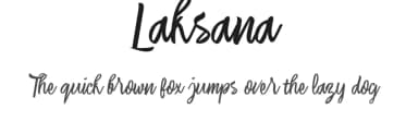 Laksana by Hindra Permana — Script Handwritten Font — thumbnail 1