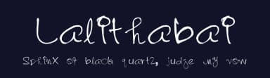 Lalithabai by RoverBear — Script Handwritten Font — thumbnail 2