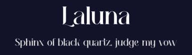 Laluna by Tokopress — Serif Font — thumbnail 2