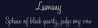 Lamany by Reguler Studio — Script Handwritten Font — thumbnail 2