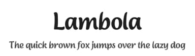 Lambola by ARToni — Script Handwritten Font — thumbnail 1