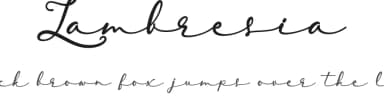 Lambresia by Kotak Kuning Studio — Script Handwritten Font — thumbnail 1