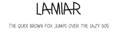 Lamiar by Antipixel — Script Handwritten Font — thumbnail 1
