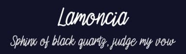 Lamoncia by Graphix Line Studio — Script Handwritten Font — thumbnail 2