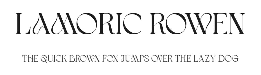 Lamoric Rowen by HansCo — Serif Font