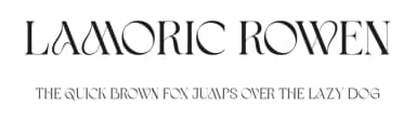 Lamoric Rowen by HansCo — Serif Font — thumbnail 1