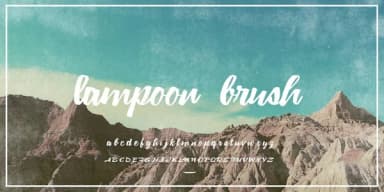 Lampoon Brush Font by Good Gravy Type — Script Handwritten Font — thumbnail 5
