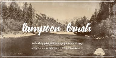 Lampoon Brush Font by Good Gravy Type — Script Handwritten Font — thumbnail 9