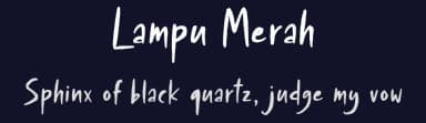 Lampu Merah by Weape Studio — Script Handwritten Font — thumbnail 2