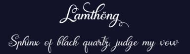Lamthong by Utopia 19 — Script Handwritten Font — thumbnail 2