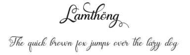 Lamthong by Utopia 19 — Script Handwritten Font — thumbnail 1