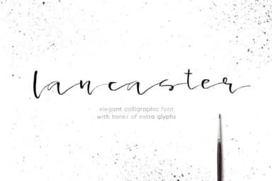 Lancaster Font by Favete Art — Script Handwritten Font — thumbnail 1