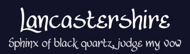 Lancastershire by HypoTypo — Script Handwritten Font — thumbnail 2