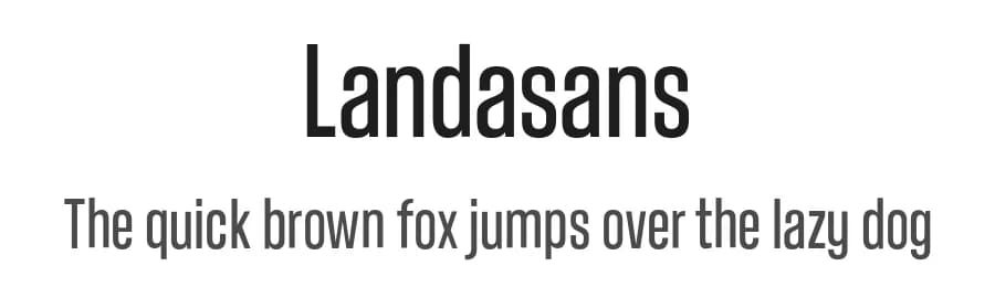Landasans by Mantra Aksara — Sans Serif Font