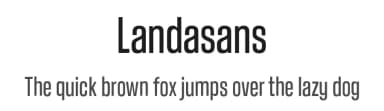 Landasans by Mantra Aksara — Sans Serif Font — thumbnail 1
