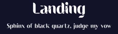 Landing by 177Studio — Sans Serif Font — thumbnail 2
