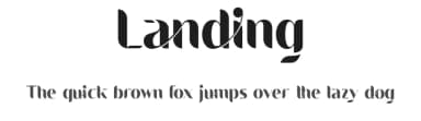 Landing by 177Studio — Sans Serif Font — thumbnail 1