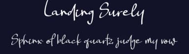 Landing Surely by aldedesign — Script Handwritten Font — thumbnail 2