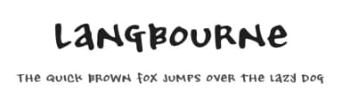 Langbourne by Brittney Murphy Design — Script Handwritten Font — thumbnail 1