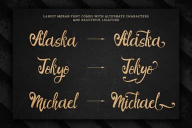 Langit Merah Font by Kotak Kuning Studio — Script Handwritten Font — thumbnail 3