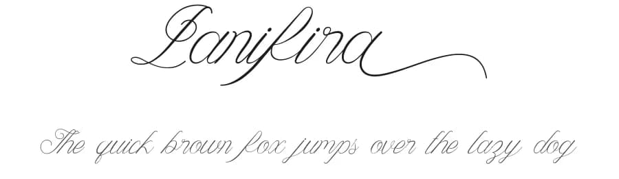 Lanifira by Yesie Erma Yunita — Script Handwritten Font